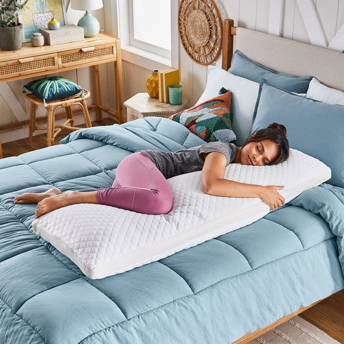 nue By Novaform Body Pillow With Antimicrobial Cool Cover & Reviews